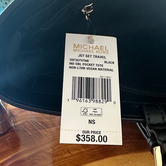 Michael Kors Black Tote Bag - Picture 4 of 5